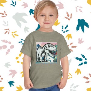 Dinosaur Tee, Kids Shirt, Birthday Gift, Matching Parent Child Outfit, Fun Graphic T-Shirt, Toddler