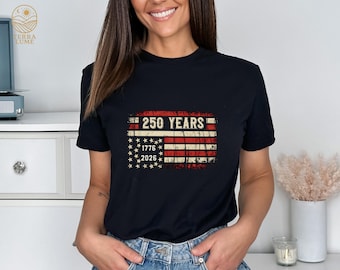 USA 250th Anniversary Shirt, Patriotic Semiquincentennial Gift, 1776-2026 Tee