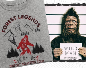 Bigfoot Shirt, Sasquatch Shirt, Funny Bigfoot Shirt, Camping Shirt, Hiking Shirt, Bigfoot Tshirt, Alien Shirt, Ufo Shirt, Cool Shirt