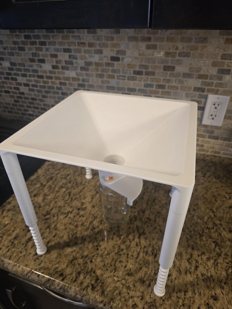 Food Funnel With Flow Control & Adjustable Legs - Etsy