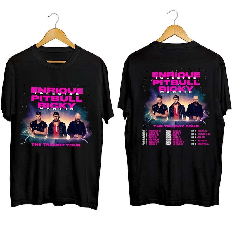 Enrique Iglesias X Pitbull X Ricky Martin the Trilogy Tour Etsy