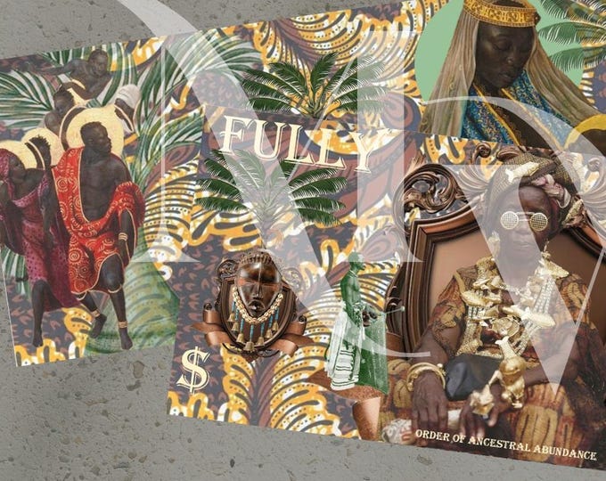 African Ancestor Money - 'fully Funded' Bill - Altar Offering Banknote ...