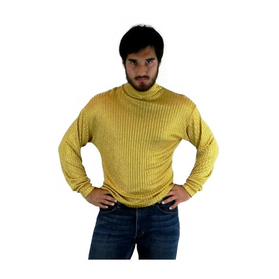 gold mens turtleneck