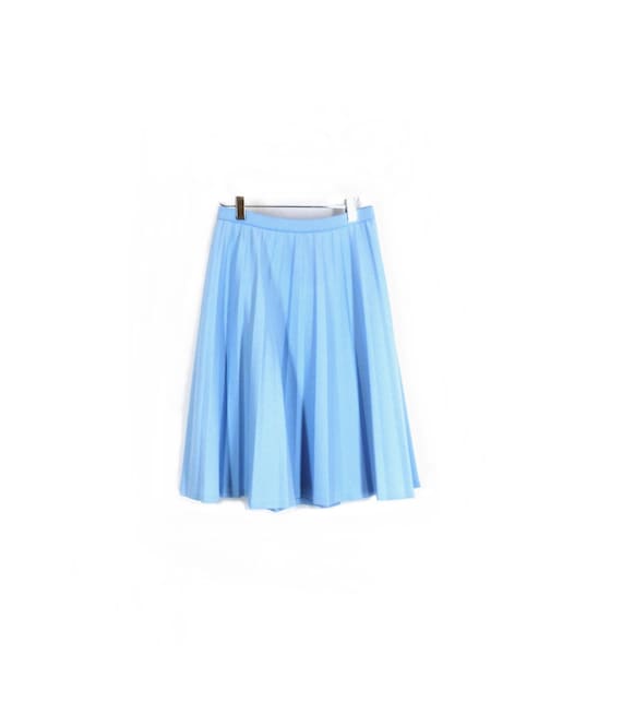 Givenchy blue top pleated skirt