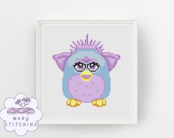 Furby- DIGITAL PDF Needlepoint/Cross Stitch Friendly Pattern