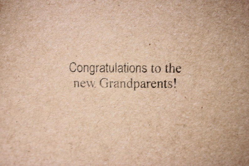 Grandparents Congratulations Card, Grandchild Congrats Card, New Grandchild Congrats Card image 2