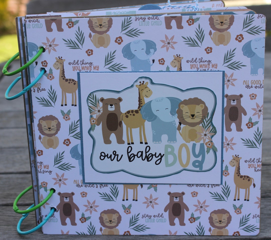 Baby Boy Album, Baby Boy Premade Album, Baby Boy First Year