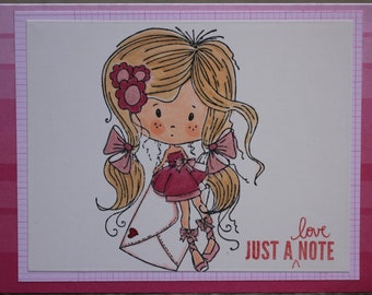 Valentines Card, Love Note Valentine Card, Friend Valentine Card