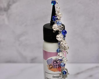 Evil Eye Glue Bottle Topper, Glue Bottle Dangle, Scrapbooking Tool, Crafting Tool