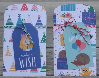 Birthday Gift Card Holders, Party Hats Gift Card Holder, Animal Party Gift Card Holder ,Gift Card Holders