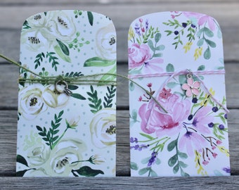 Engagement Gift Card Holders, Bridal Shower Gift Card Holders, Wedding Gift Card Holders, Floral Gift Card Holders