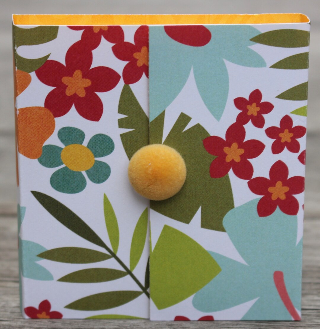Tropical Post It Notepad Holder, Post It Notepad Holder, Purse Post It