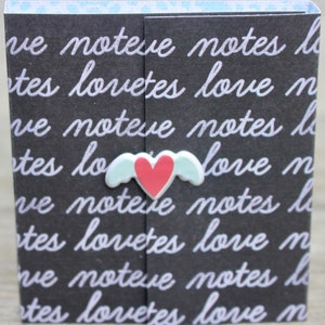 Love Notes Post It Notepad Holder, Valentine Post it Notepad Holder, Post It Notepad Holder