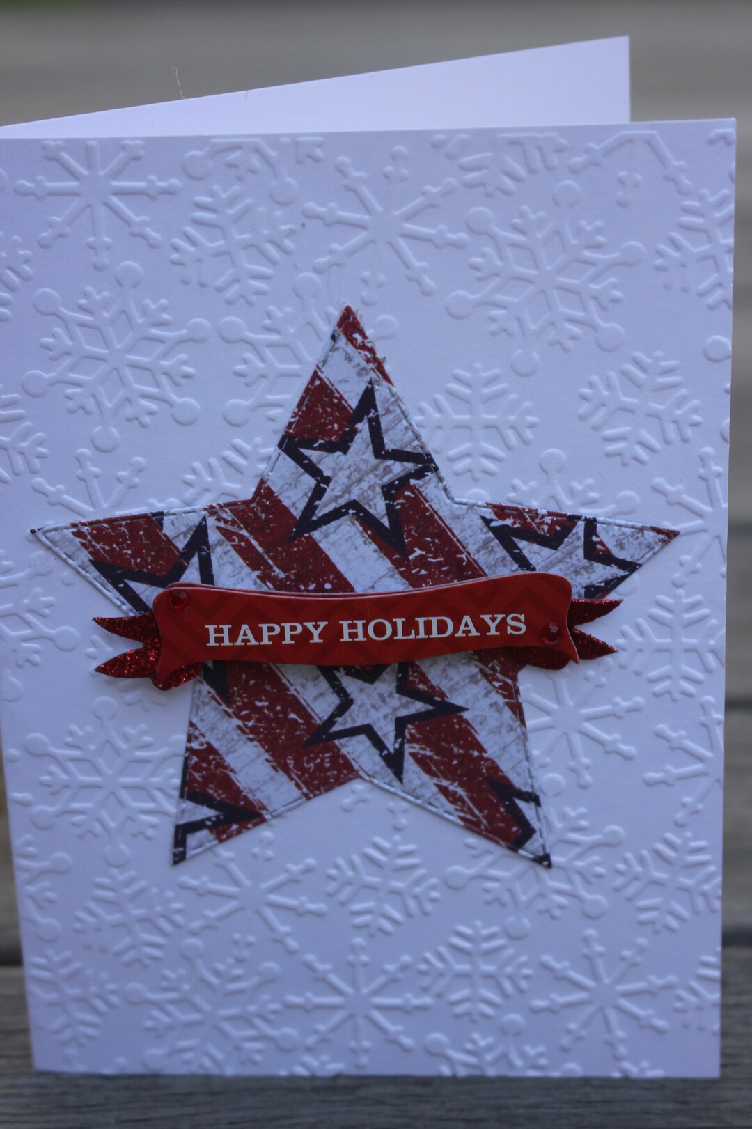Military Christmas Card Christmas Card Embossed Military - Etsy