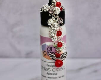 Red Angel Glue Bottle Topper, Glue Bottle Dangle, Scrapbooking Tool, Crafting Tool