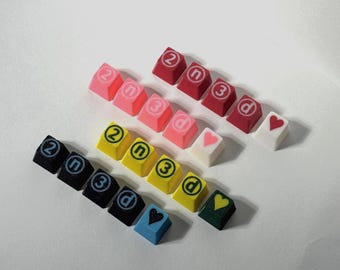 Teclas artesanales impresas en 3D personalizadas (juego de 5) / Compatible con Cherry MX