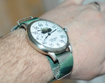 Large WATCH MOLNIjA Paratroopers Tank TIGER Marriage Vintage mechanical wrist