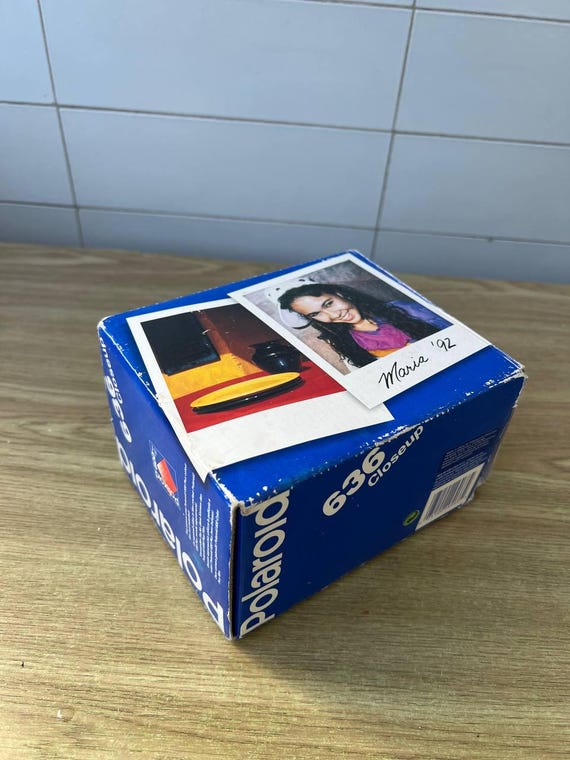 Retro POLAROID 636 CLOSE UP Instant Camera With Box - Tested