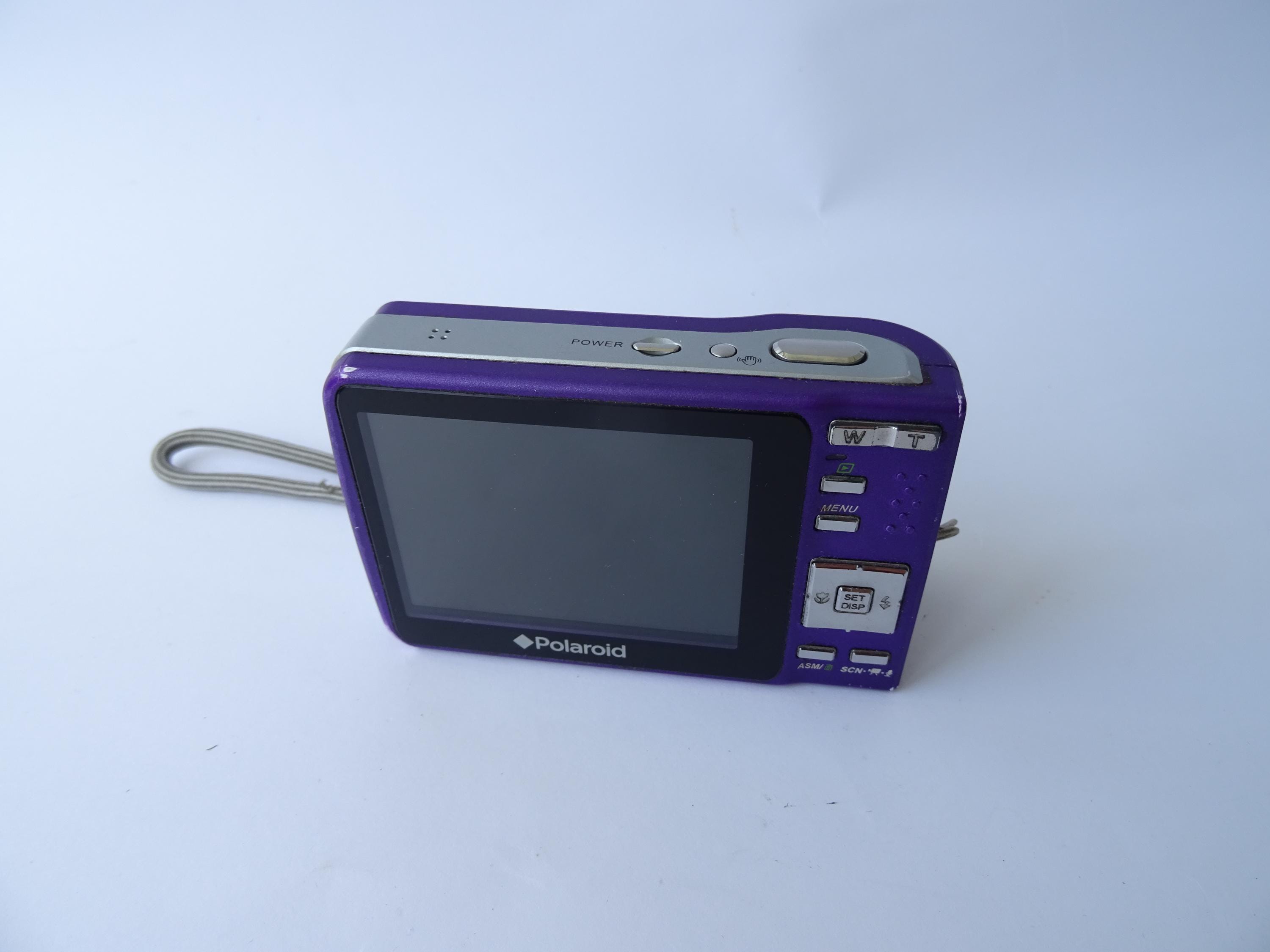 Polaroid I834 8MP 3X Optical/4x Digital Zoom Camera Purple Tested