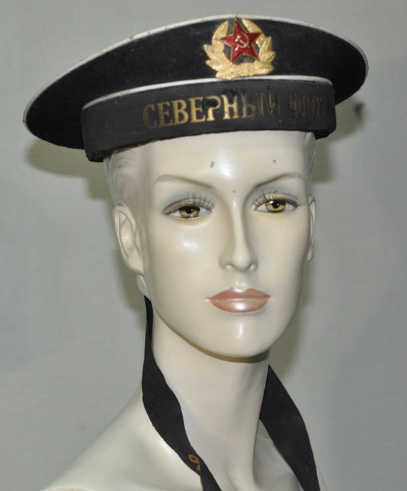Vintage Soviet Original USSR Sailor's Cap/russian Sailor's VMF - Etsy