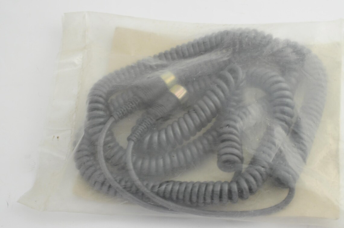 Vintage spiral shielded electric Guitar cord 1970s, foto 2 di 5