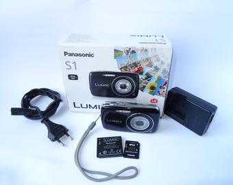 Panasonic LUMIX DMC-S1 12.1MP Digital Camera - Black With Charger