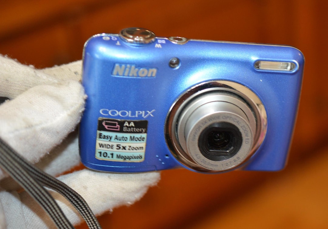 Buy Nikon Digital Camera Coolpix L23 10.1MP Blue Tested 5x Wide