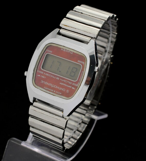 russian digital watch