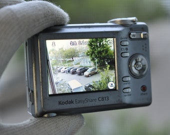 Fotocamera digitale Kodak Easyshare C813 da 8,2 MP con zoom ottico 3x Testata in argento