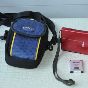 Nikon Coolpix S100 16.0MP Digital Camera-RED