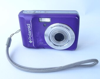 Polaroid I834 8MP 3X Optical/4x Digital Zoom Camera Purple Tested
