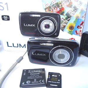 Panasonic LUMIX DMC-S1 12.1MP Digital Camera - Black with Charger, Battery