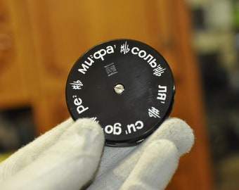 Diapasón vintage de afinación cromática de bolsillo