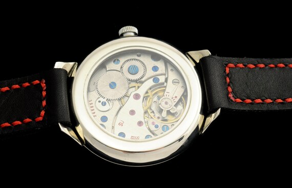 LARGE Russian wristwatch MOLNIYA Molnija Skeleton… - image 7