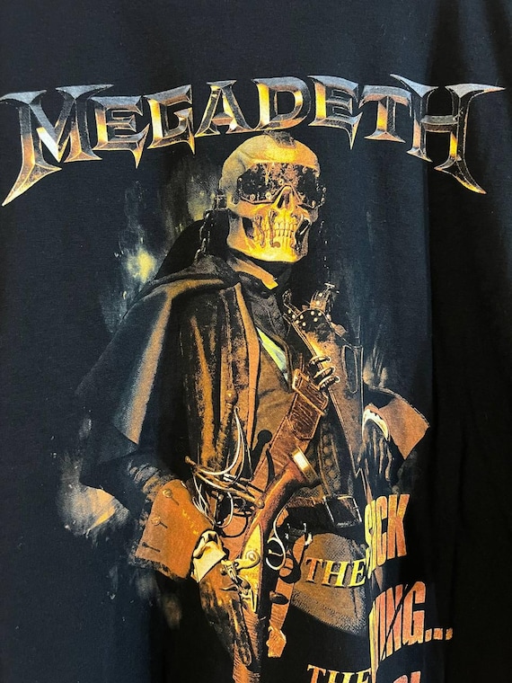 メガデス Tシャツ メンズ 2XL ブラック ザ・シック・ザ・ダイイング
