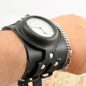 Ww1 Pocket Watch and Leather Strap - Etsy