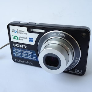 SONY Cyber-shot DSC-W350 Black Digital Camera 14.1 Megapixels