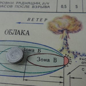 1960 Tschernobyl Ukraine UdSSR Atomkrieg Atombombe Explosion