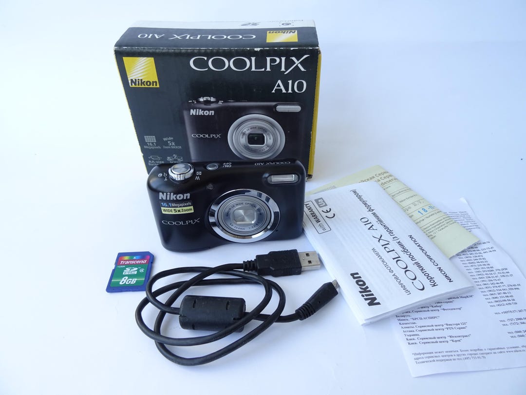 NIKON COOLPIX A10 16.1MP 5x Optical Zoom Compact Digital Camera