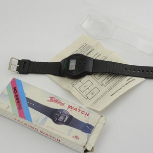 Vintage Watch talking rd-6657c OLD CHINA Musical working
