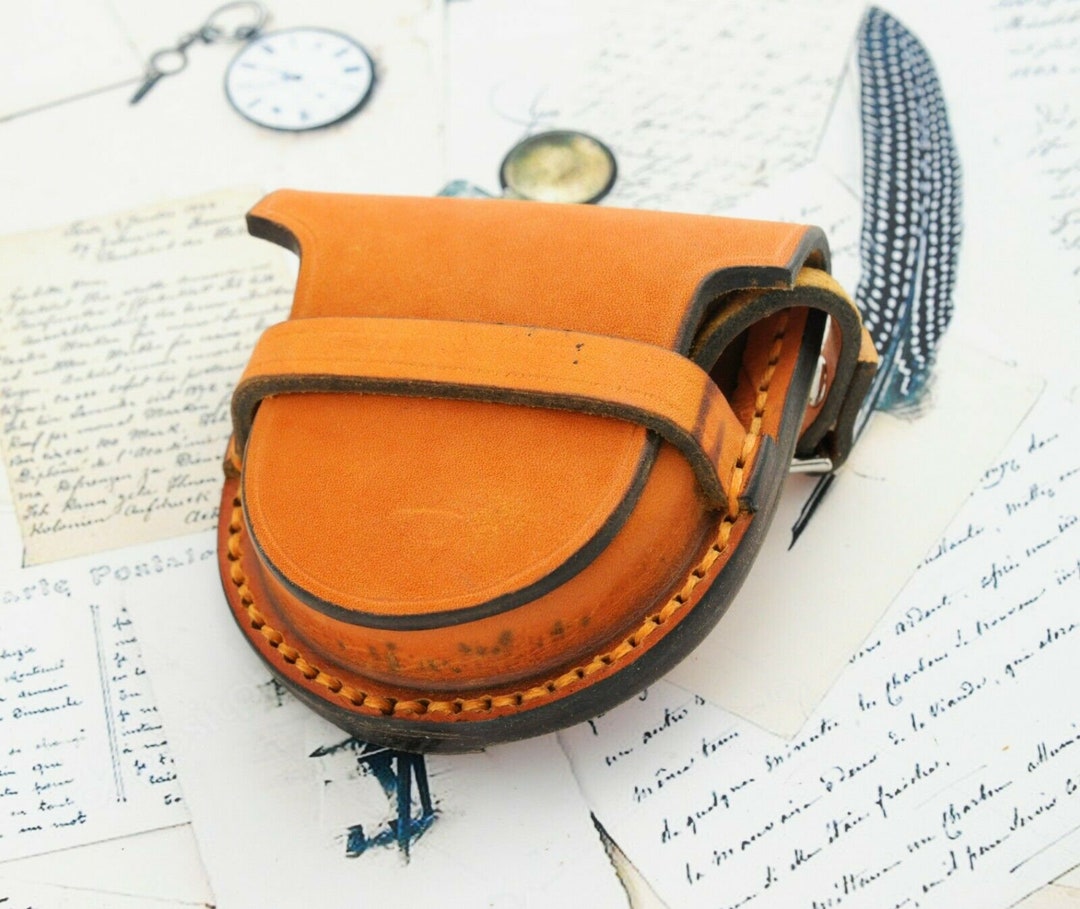 Strap Steampunk Hq Leather Pocket Watch Belt Pouch Bag CASE 4553mm WWI