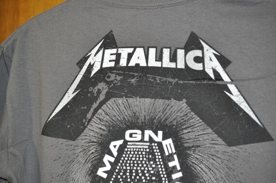 Vintage Metallica Death Magnetic World Tour Shirt Gray Size M - Etsy