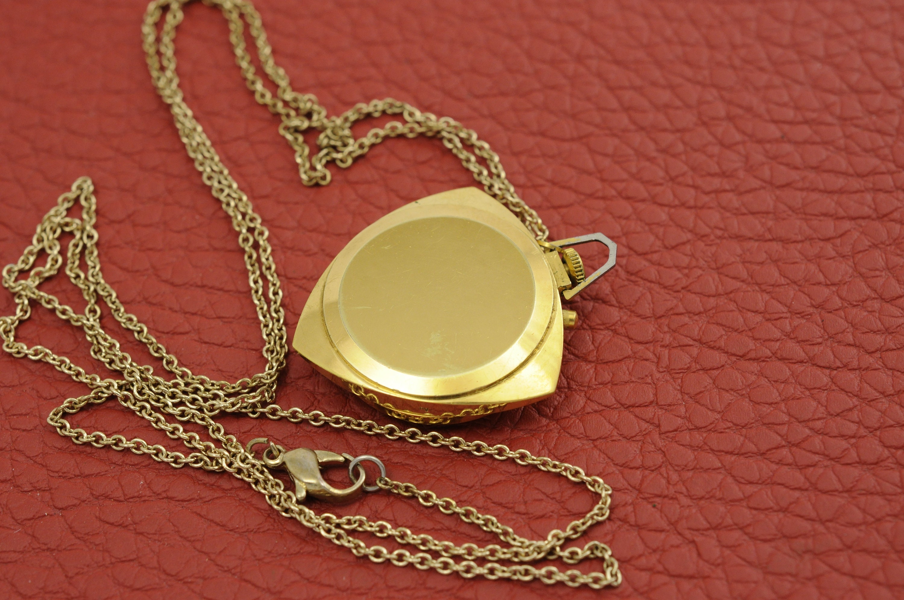 Women's Watch Necklace Zarja - Gold Pocket Watch