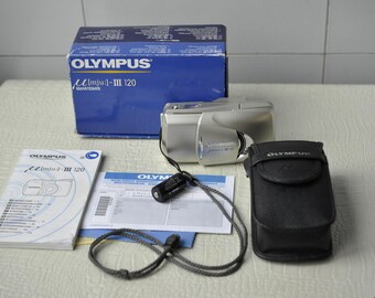 Olympus µmju: III Zoom 135 Gold Film Camera With 37,5-135mm Olympus µmju: III Zoom 135 Gold Film Camera With 37,5-135mm