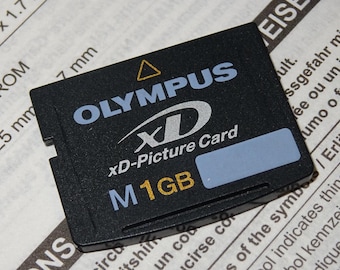 Olympus xD Picture Card 1 GB Camera Photo Memory Card Fujifilm Kokak Samsung