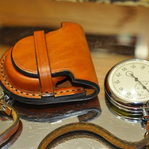 Borsa vintage da tasca con cronometro AGAT, orologio sportivo meccanico