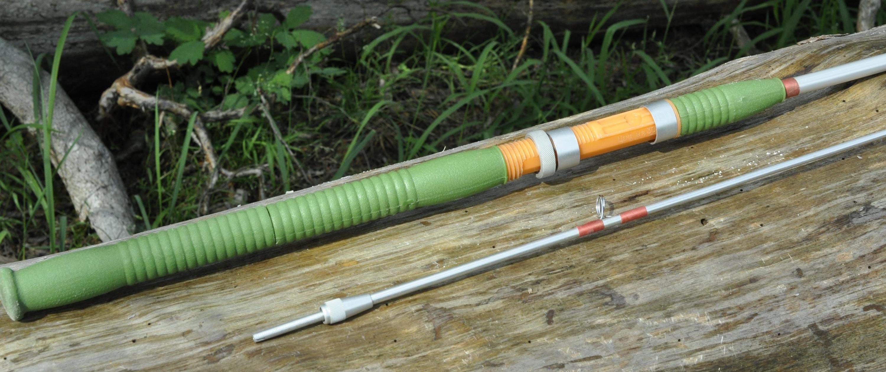 Vintage 1970s Russian Soviet FISHING ROD Spinning Metal Heavy  "leningradskaya" - Etsy