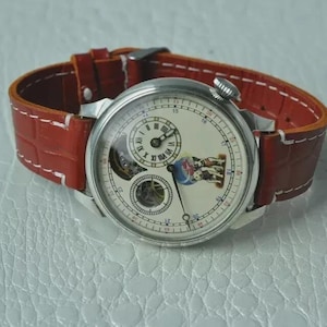 REGULATEUR VINTAGE Watch Belka&Strelka Space Dogs Gagarin Molnija Mechanical