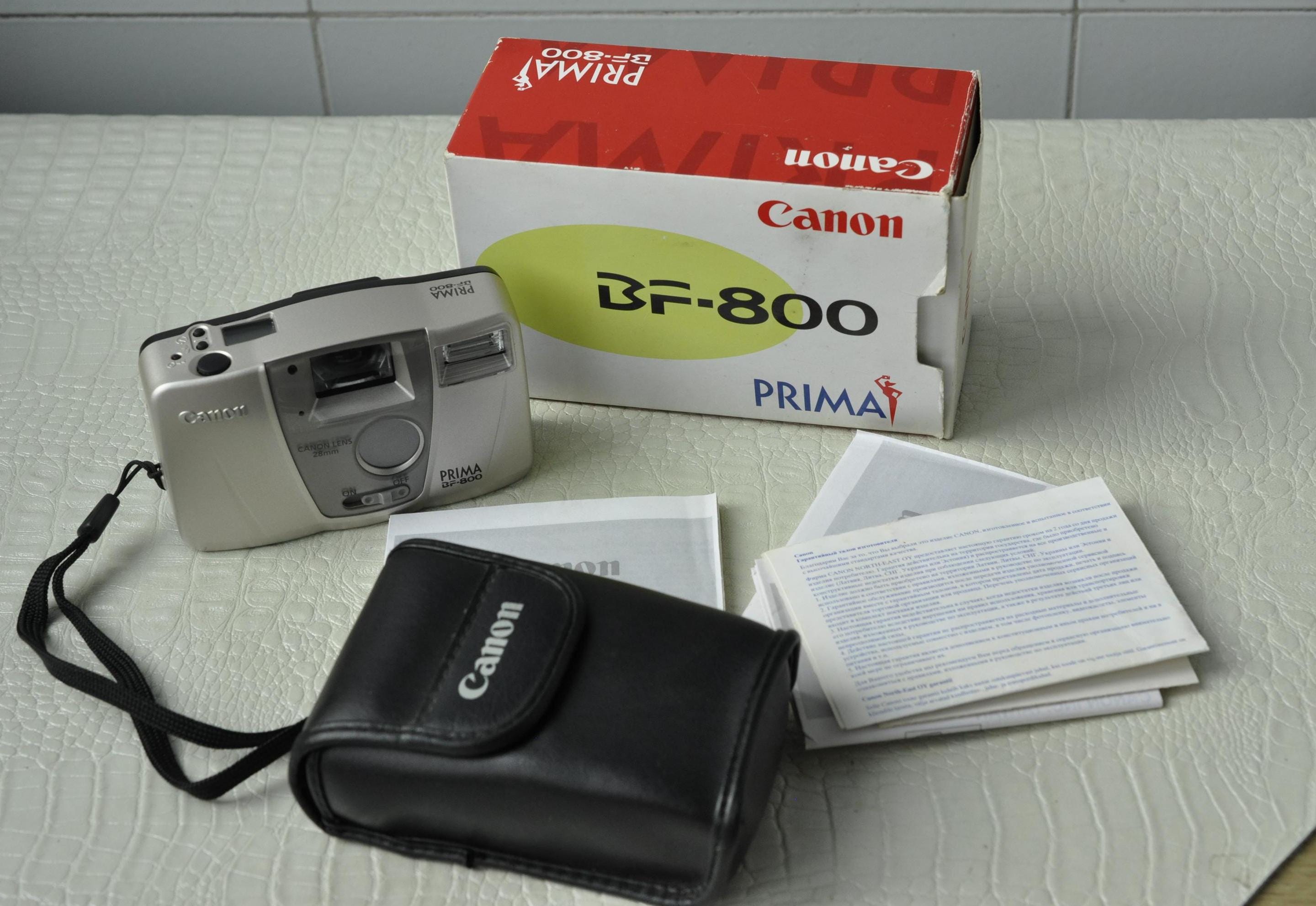 【希少 完動品】Canon PRIMA BF-800フィルムカメラ 動作確認済み Canon Prima BF-800 35mm Point&Shoot Film Camera | eBay