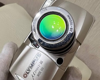 Olympus Mju III Wide 100 Point & Shoot Film Camera - Etsy